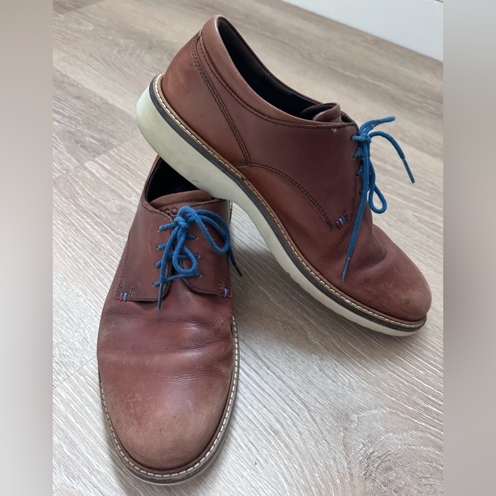 Eccos|Brown‎ Leather Shoes|SZ 12